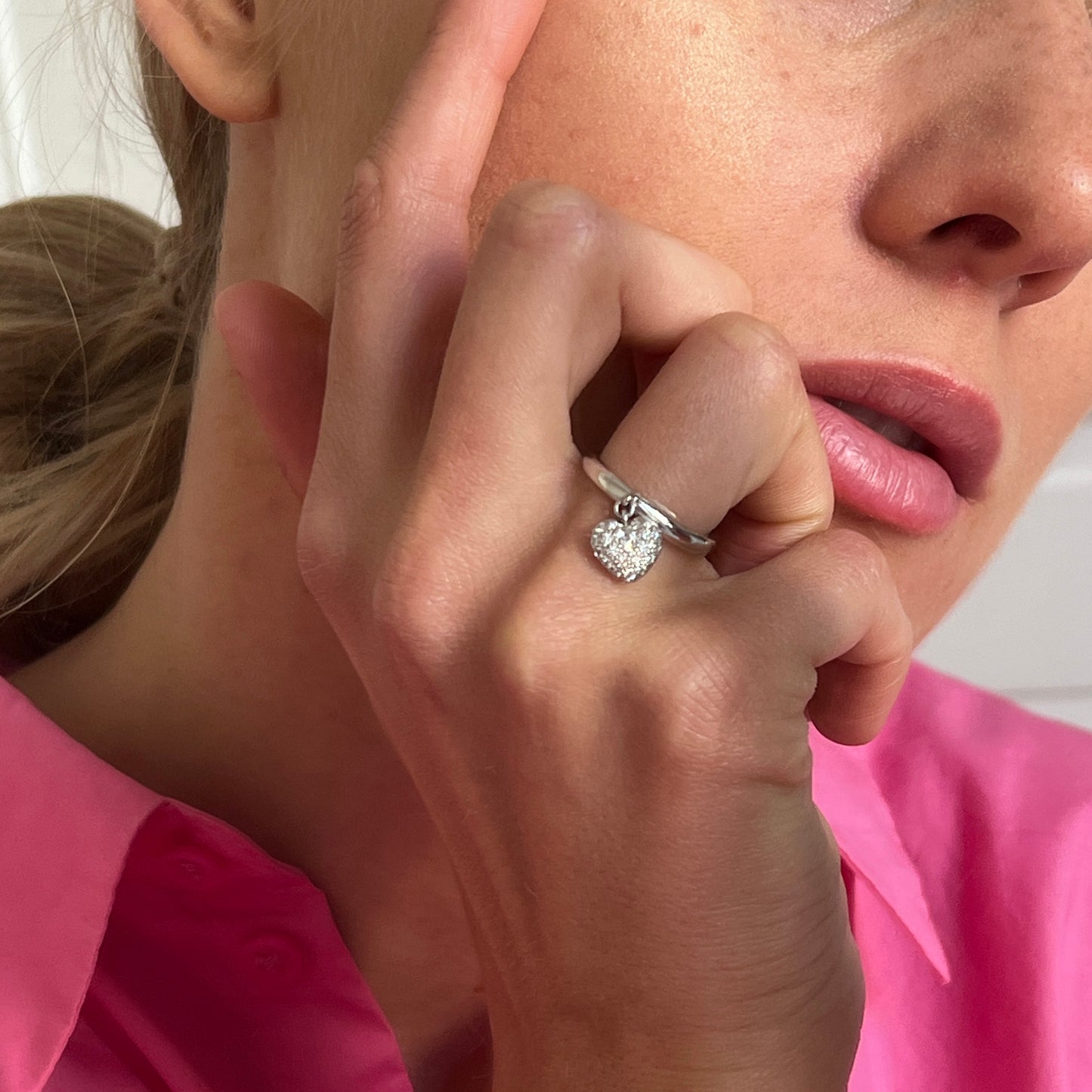 Tiffany & Co Heart platinium ring
