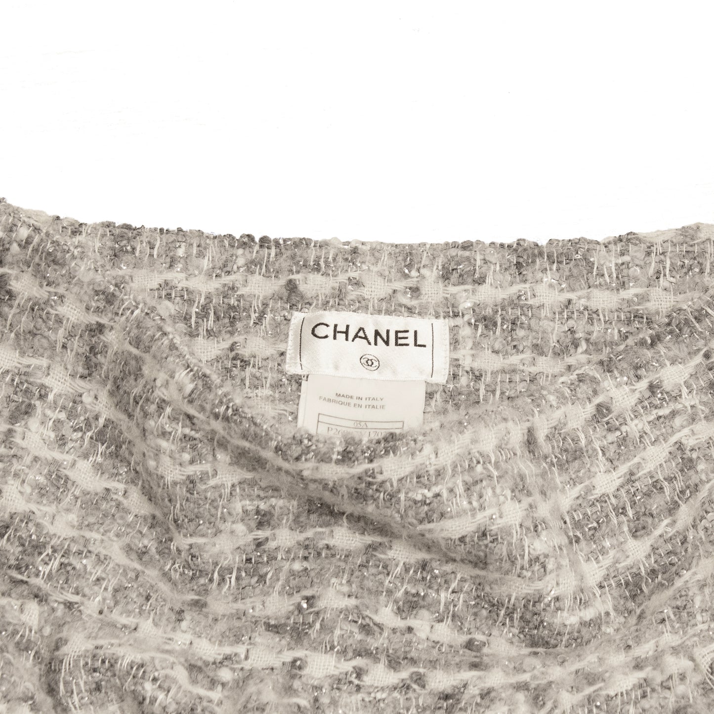 Chanel CC tweed skirt