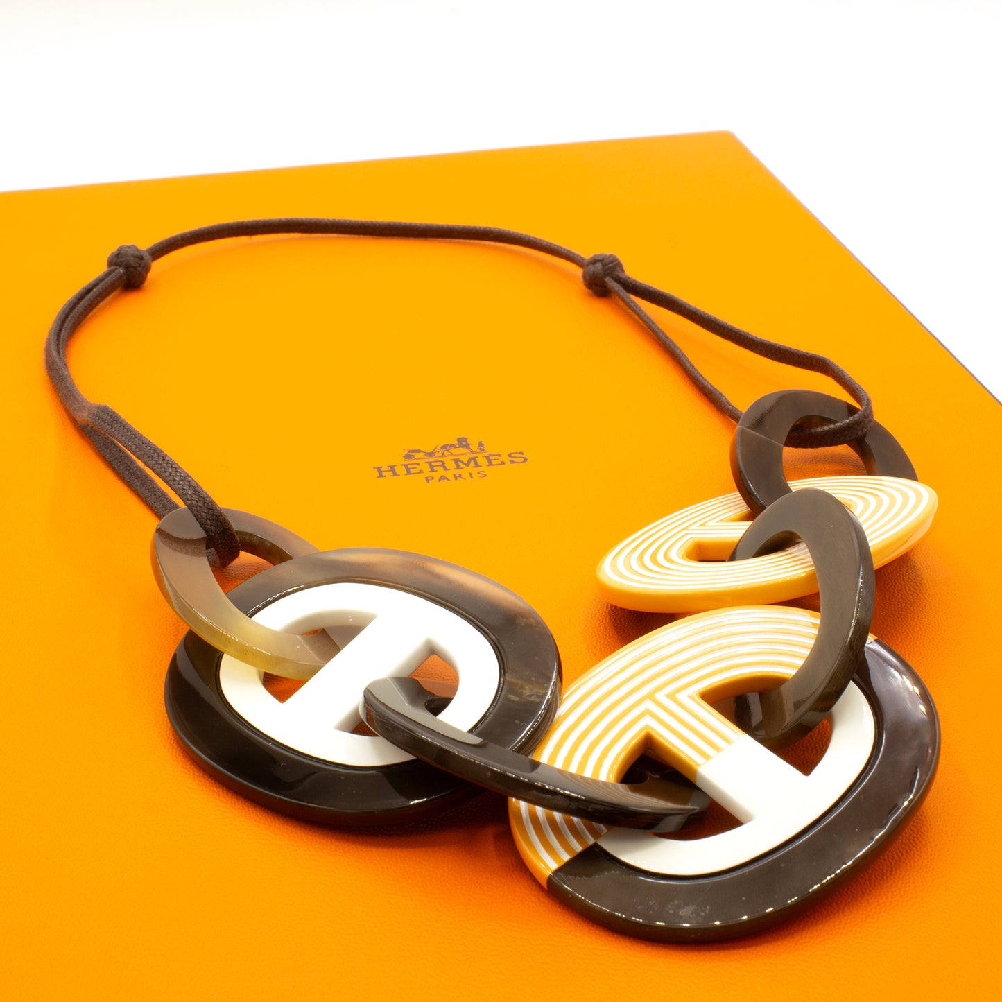 Hermès Karamba buffalo necklace
