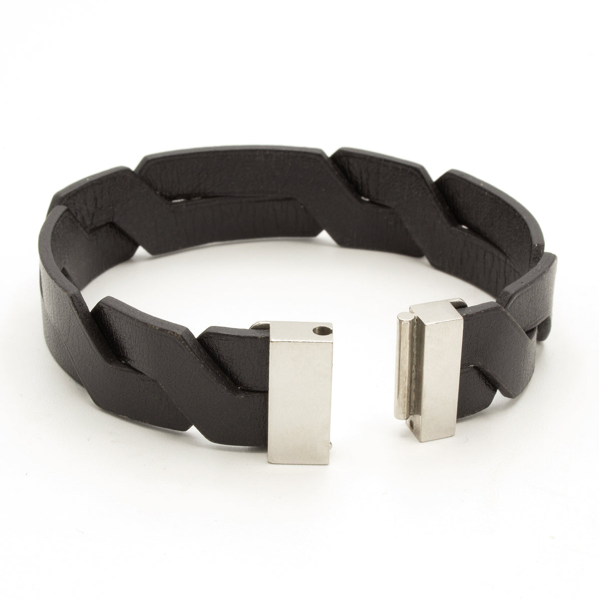 Hermès H black bracelet