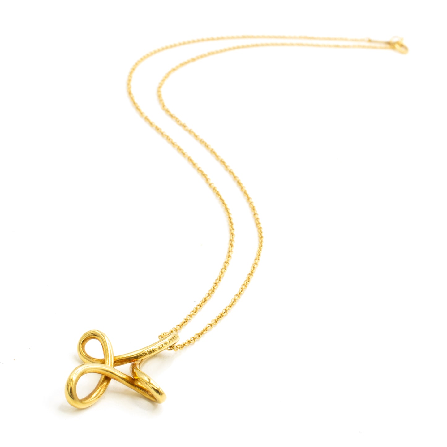 Tiffany & Co Open Cross Elsa Peretti necklace