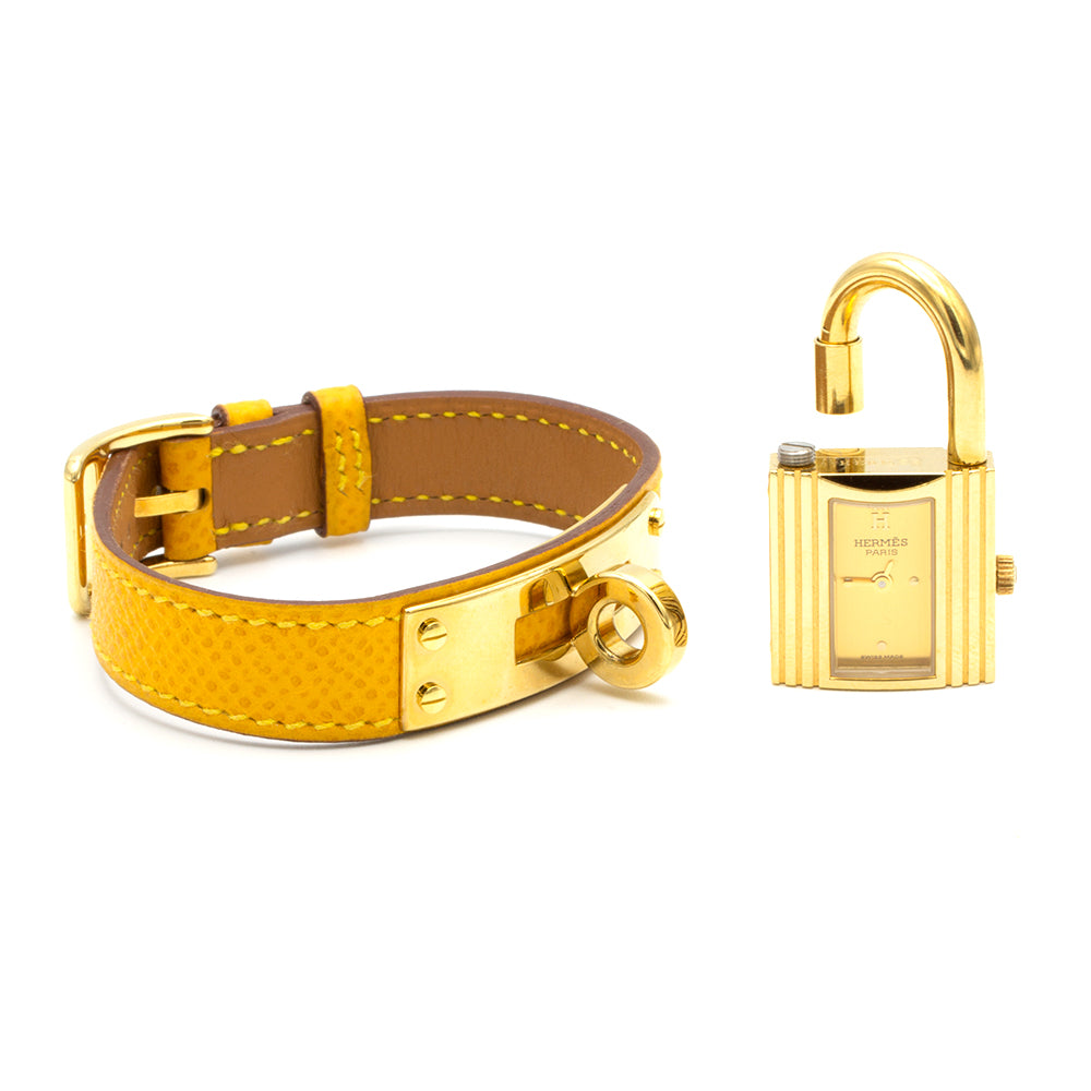 Kelly Watch Bracelet Epsom Yellow