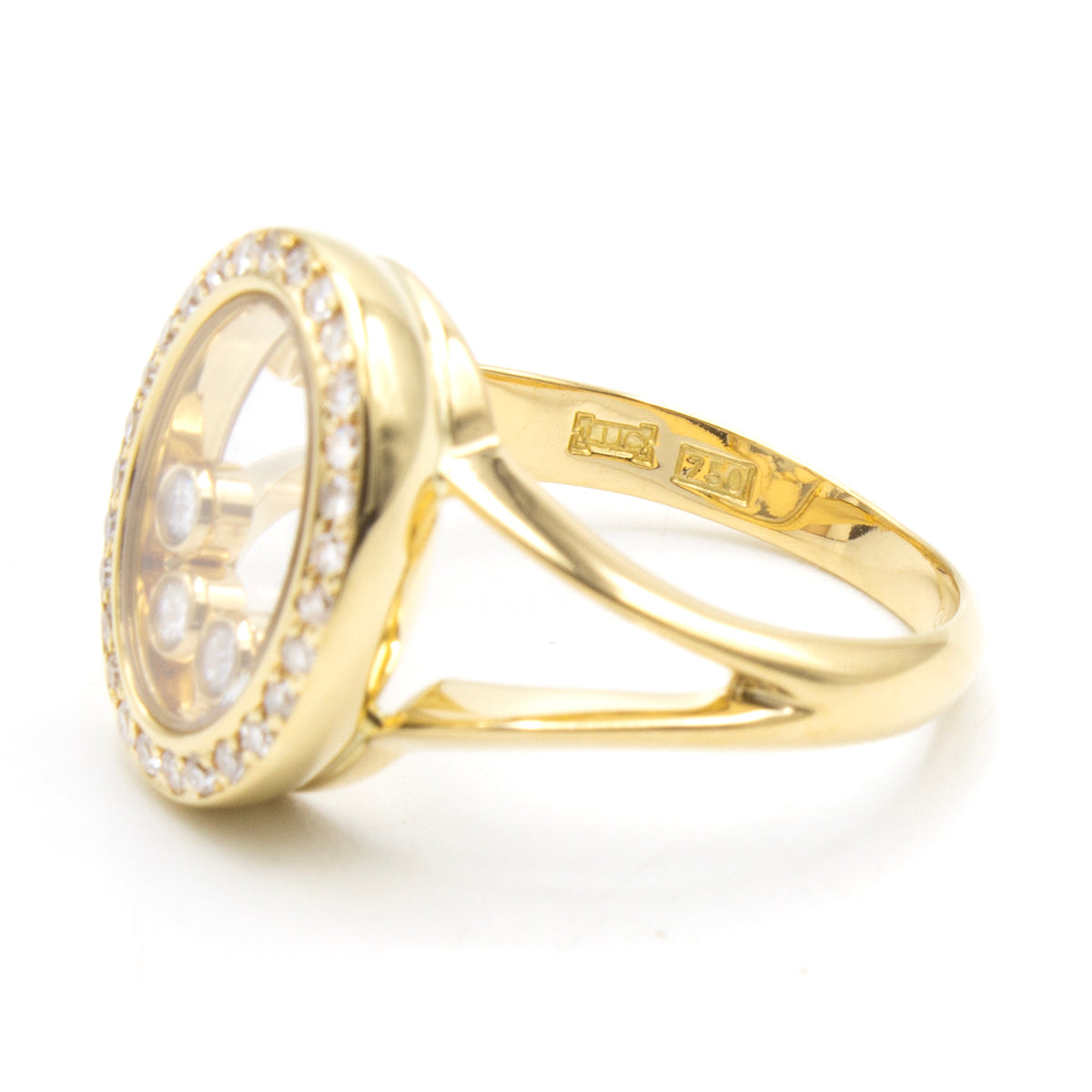 Chopard Happy Diamonds Oval ring SIZE 53