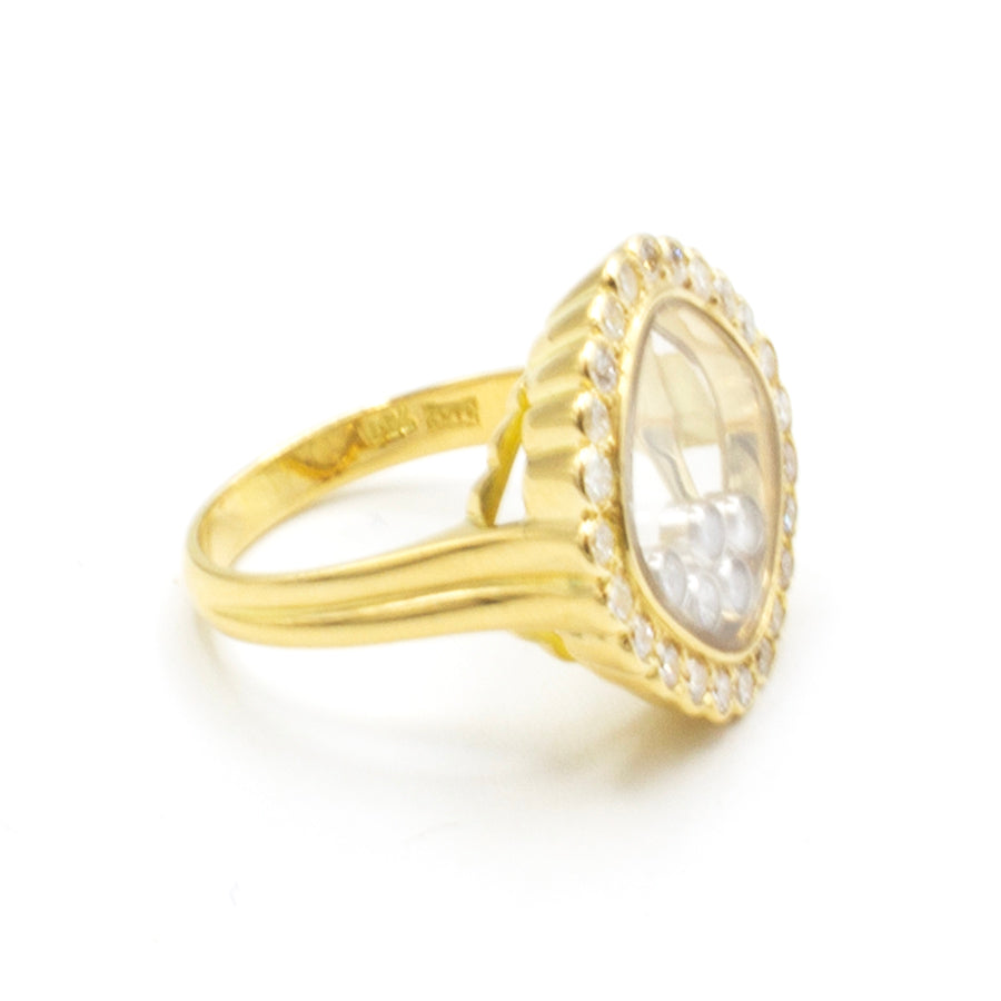 Chopard Happy Diamonds YG ring SIZE 52