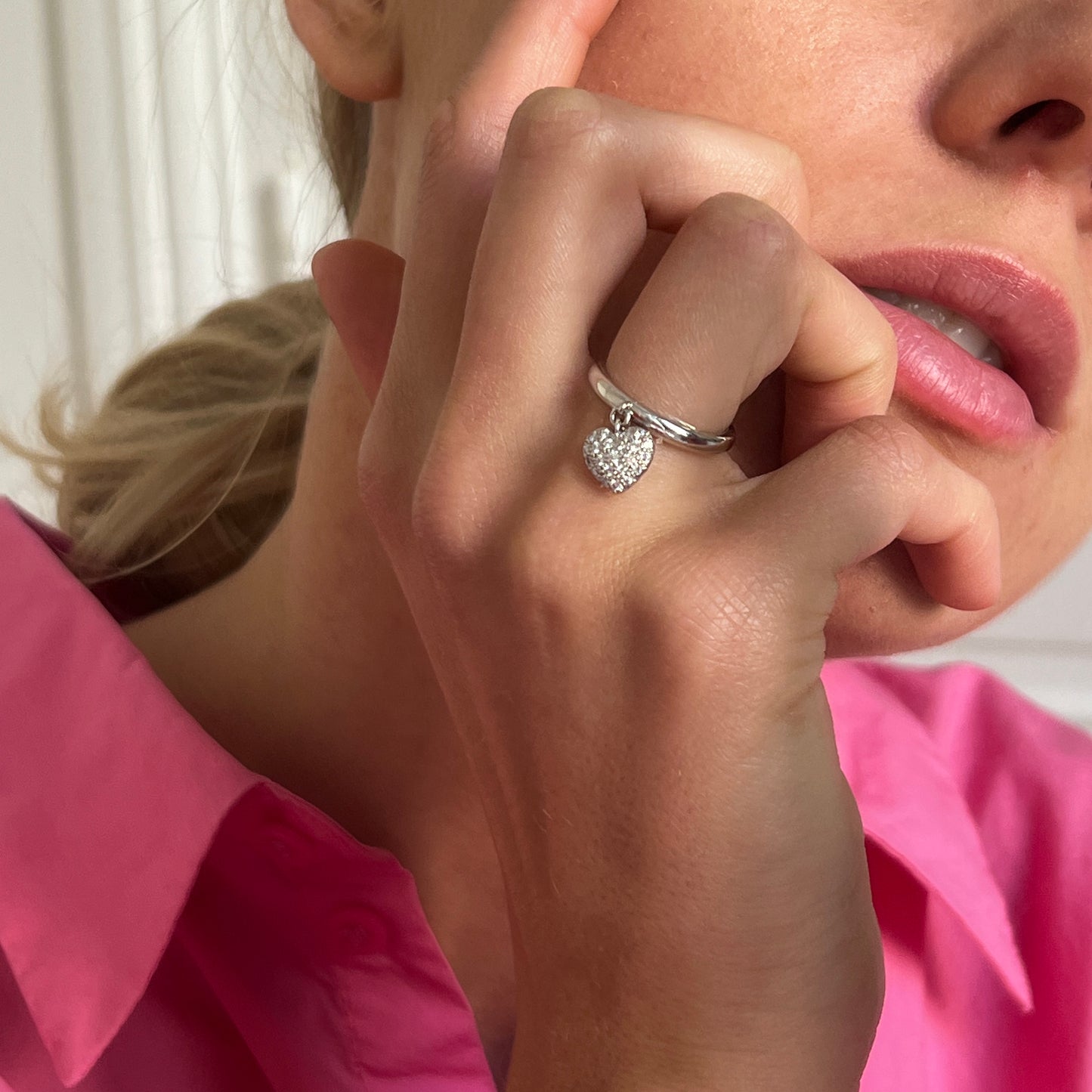 Tiffany & Co Heart platinium ring