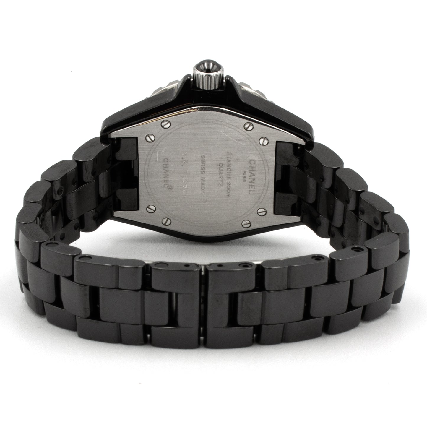 Chanel J12 black ceramic watch 33mm