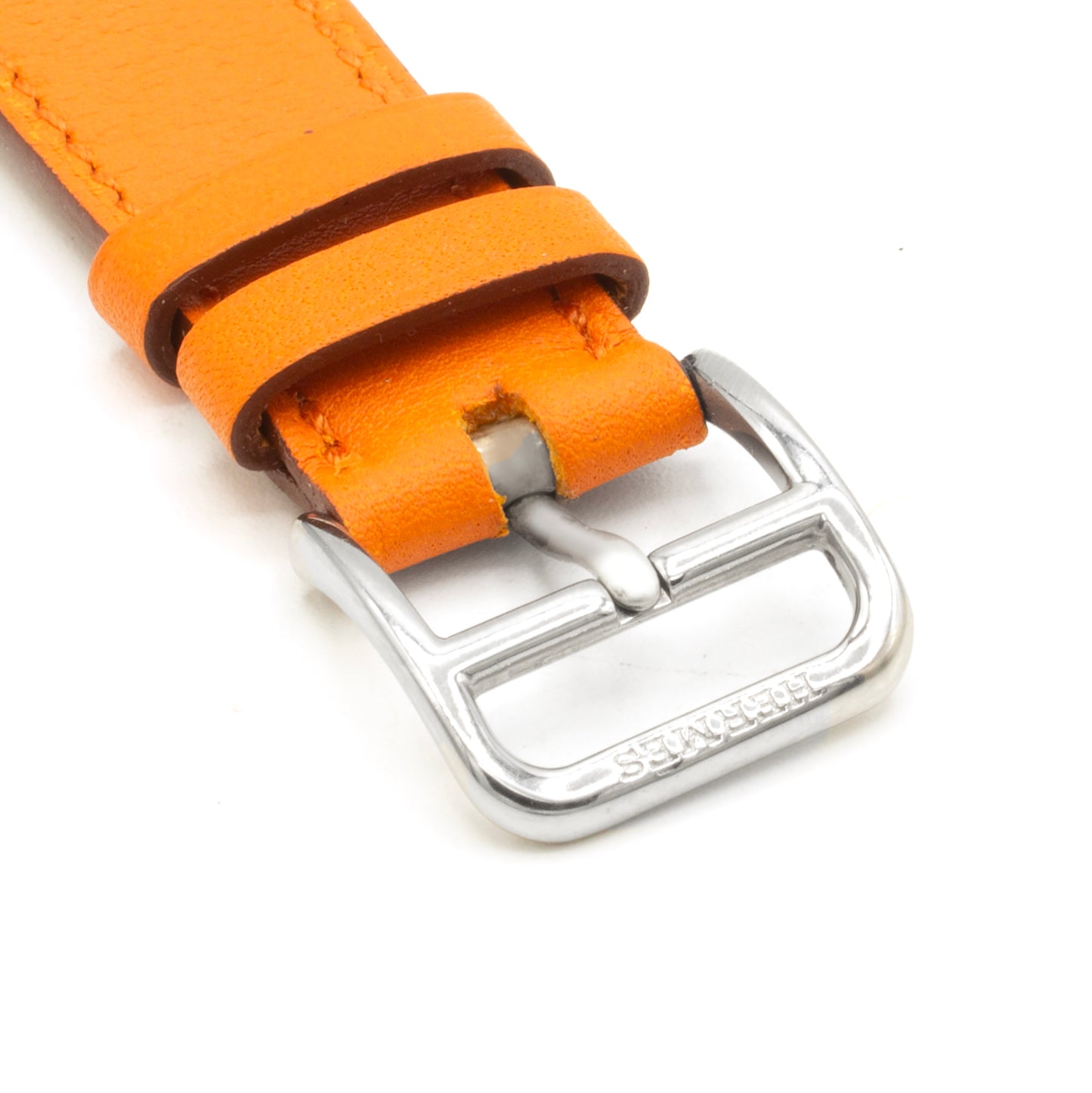 Hermès Médor silver watch