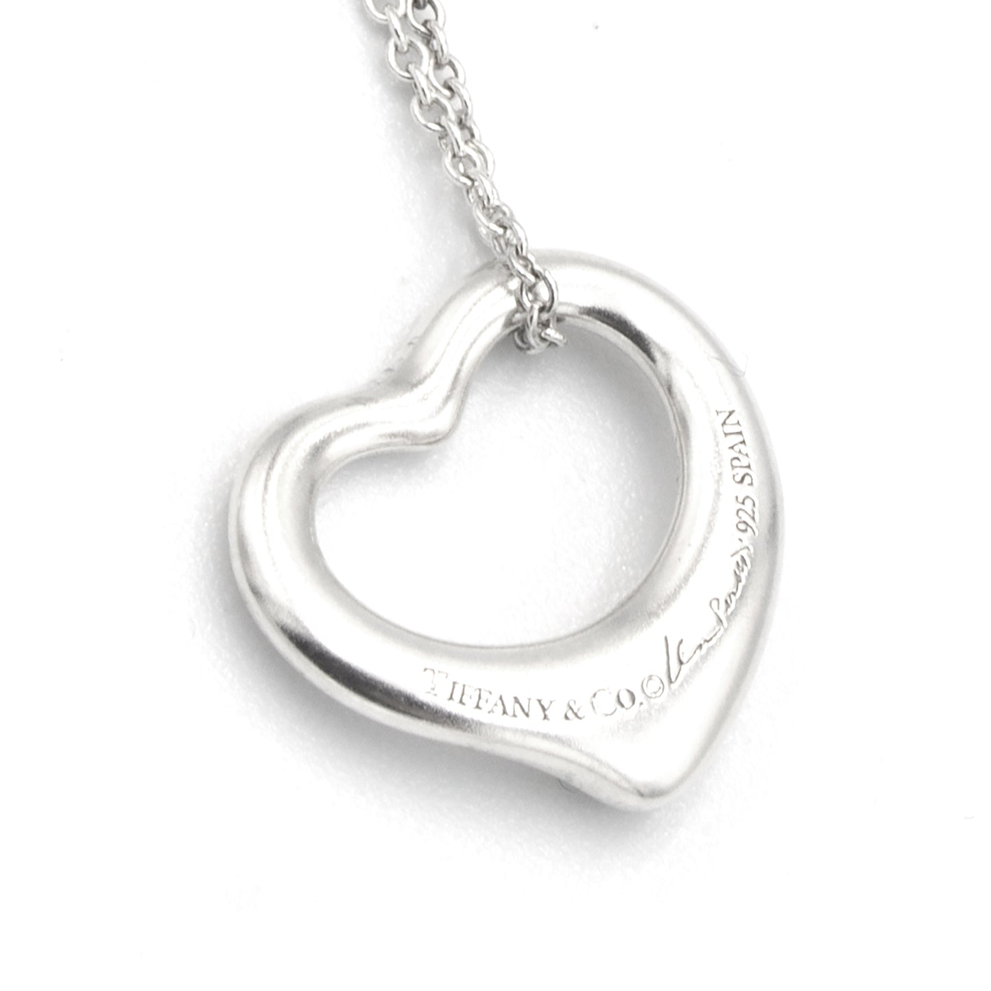 Tiffany & Co Open Heart 15mm necklace