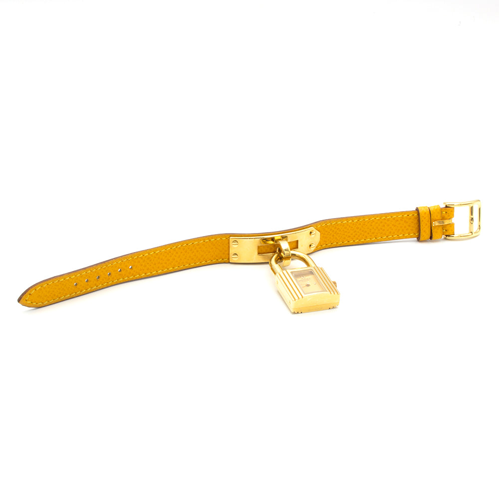 Kelly Watch Bracelet Epsom Yellow
