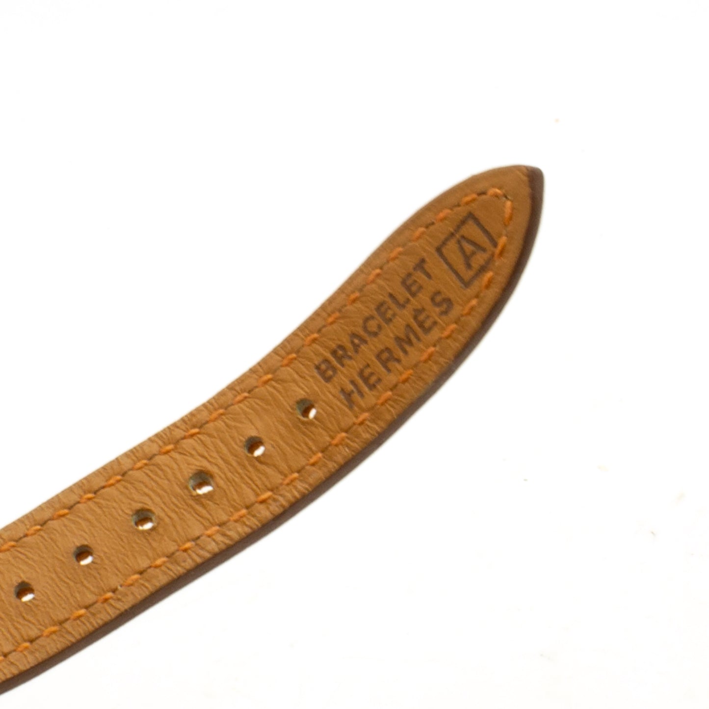 Hermès Kelly orange watch