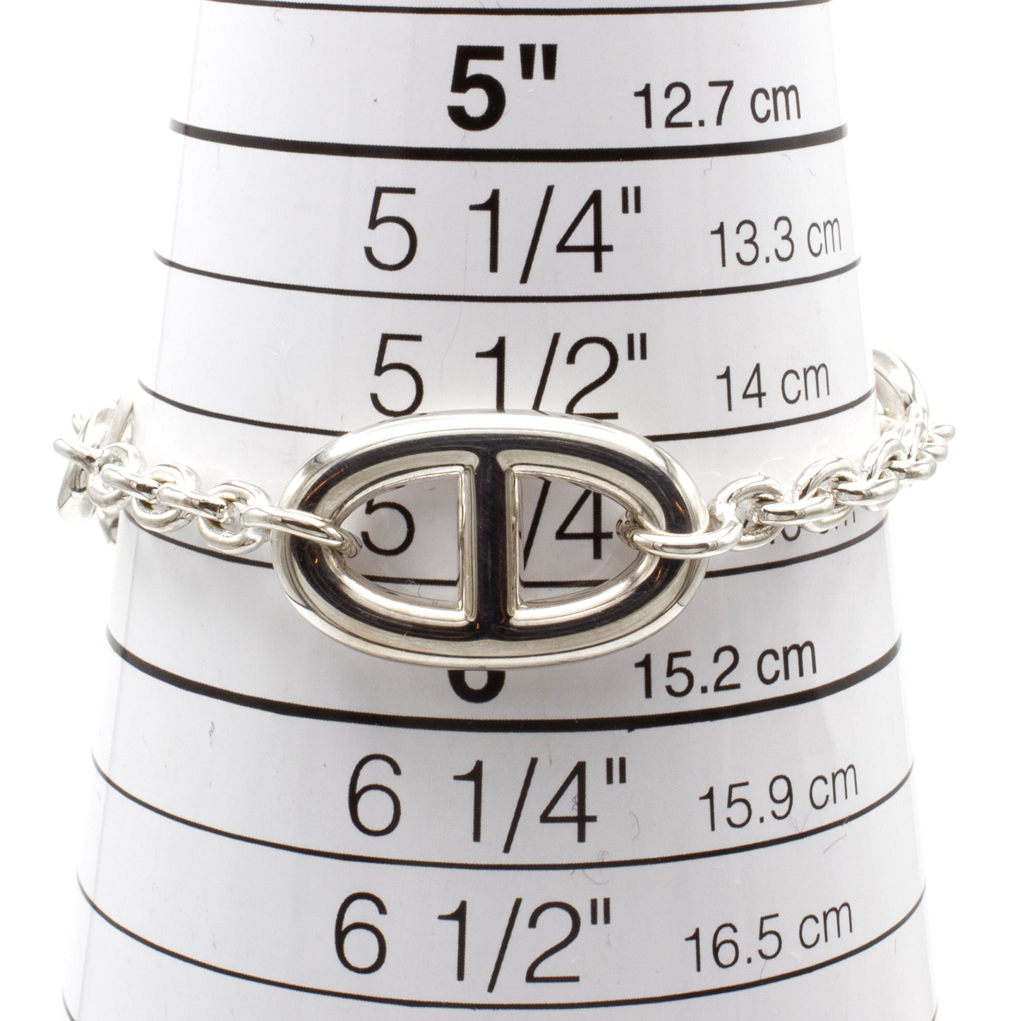 Hermès Farandole silver bracelet