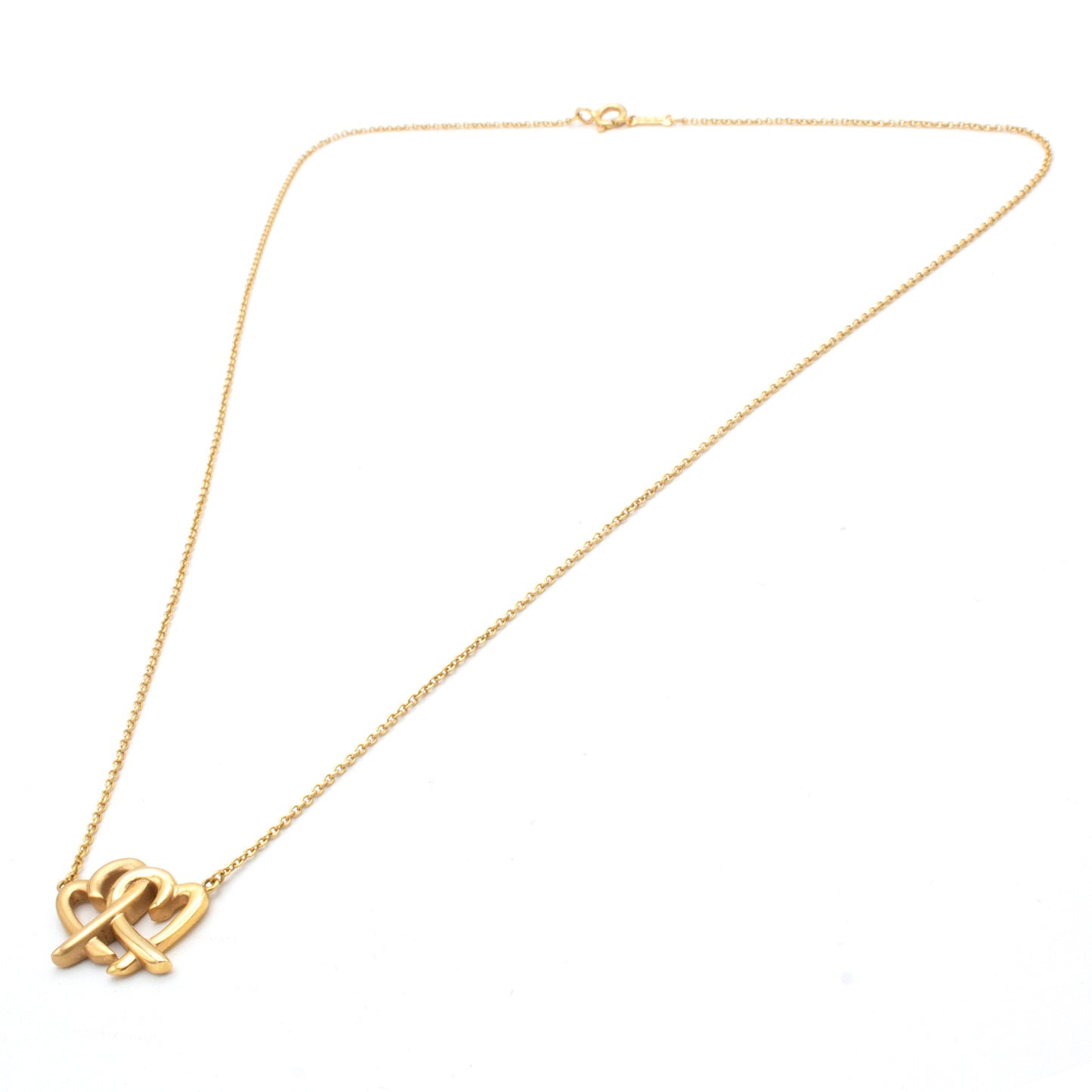 Tiffany & Co Double Loving Heart necklace