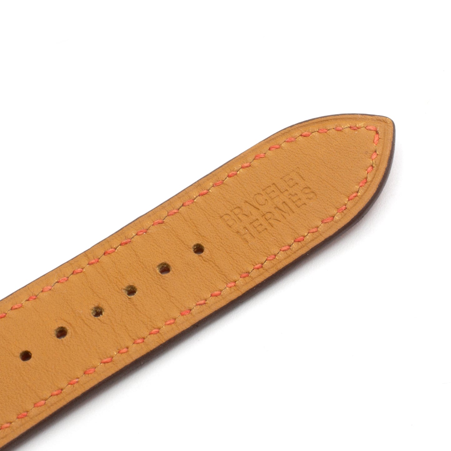 Hermès Cape Cod CC1.710 watch bracelet coral