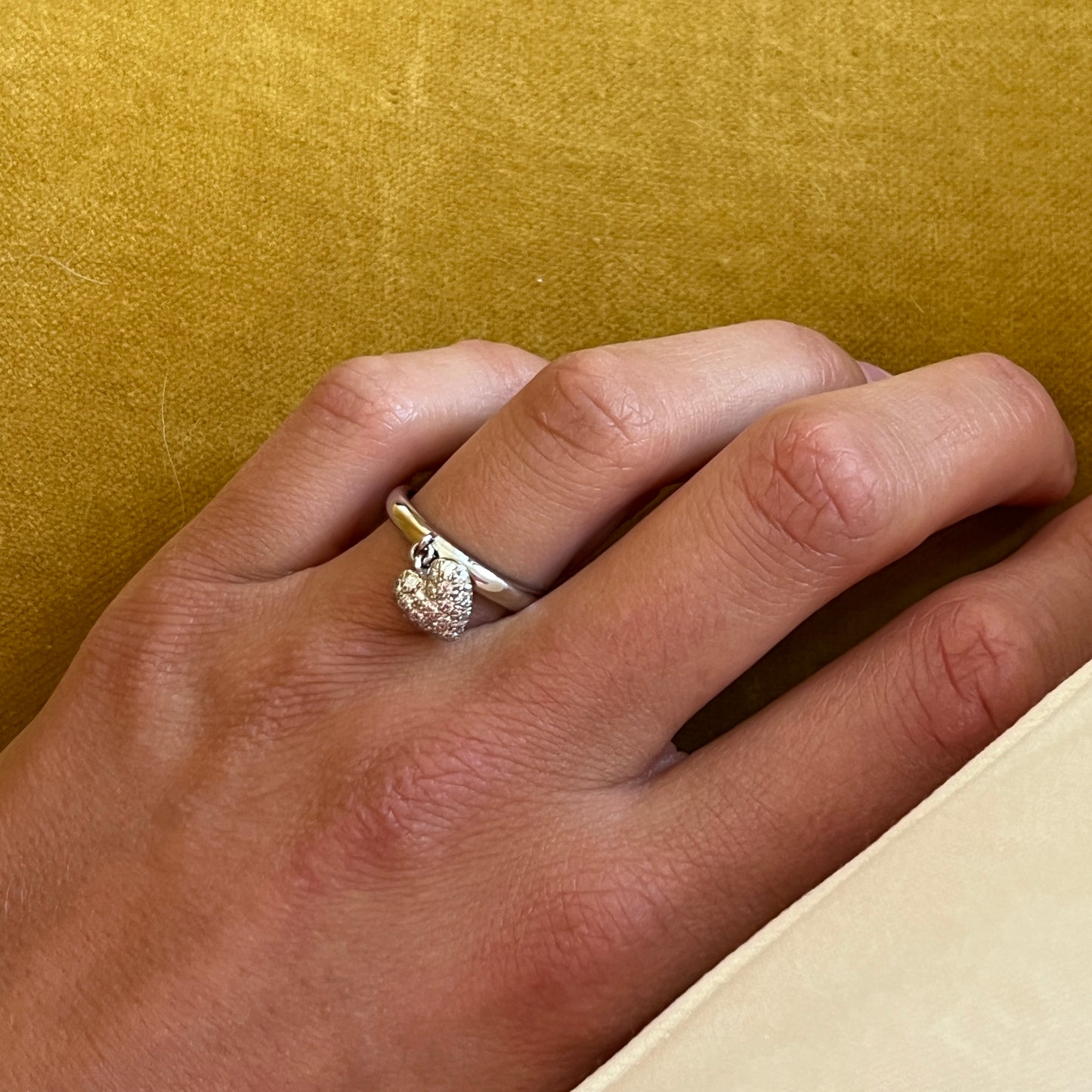 Tiffany & Co Heart platinium ring