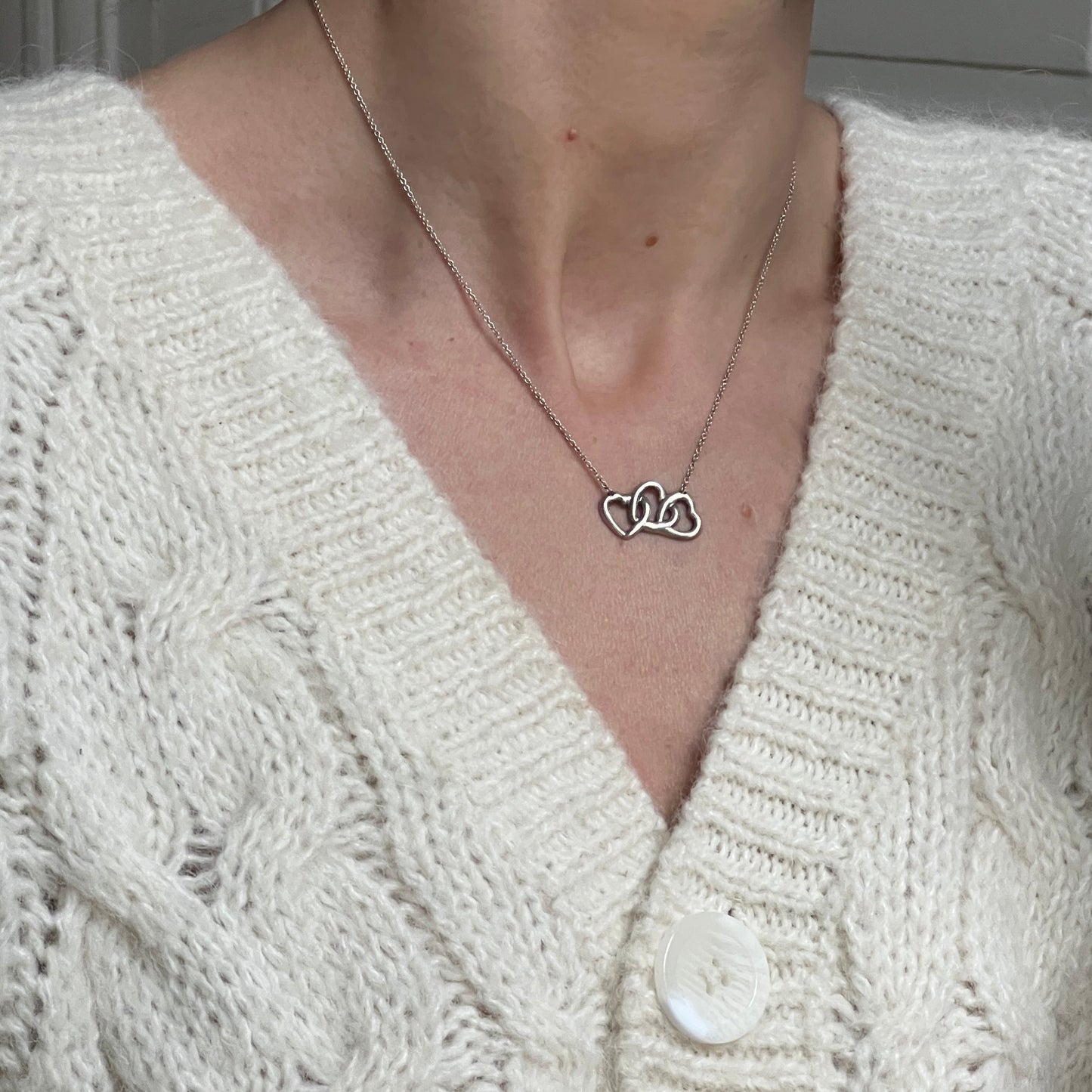 Tiffany & Co Triple Heart necklace