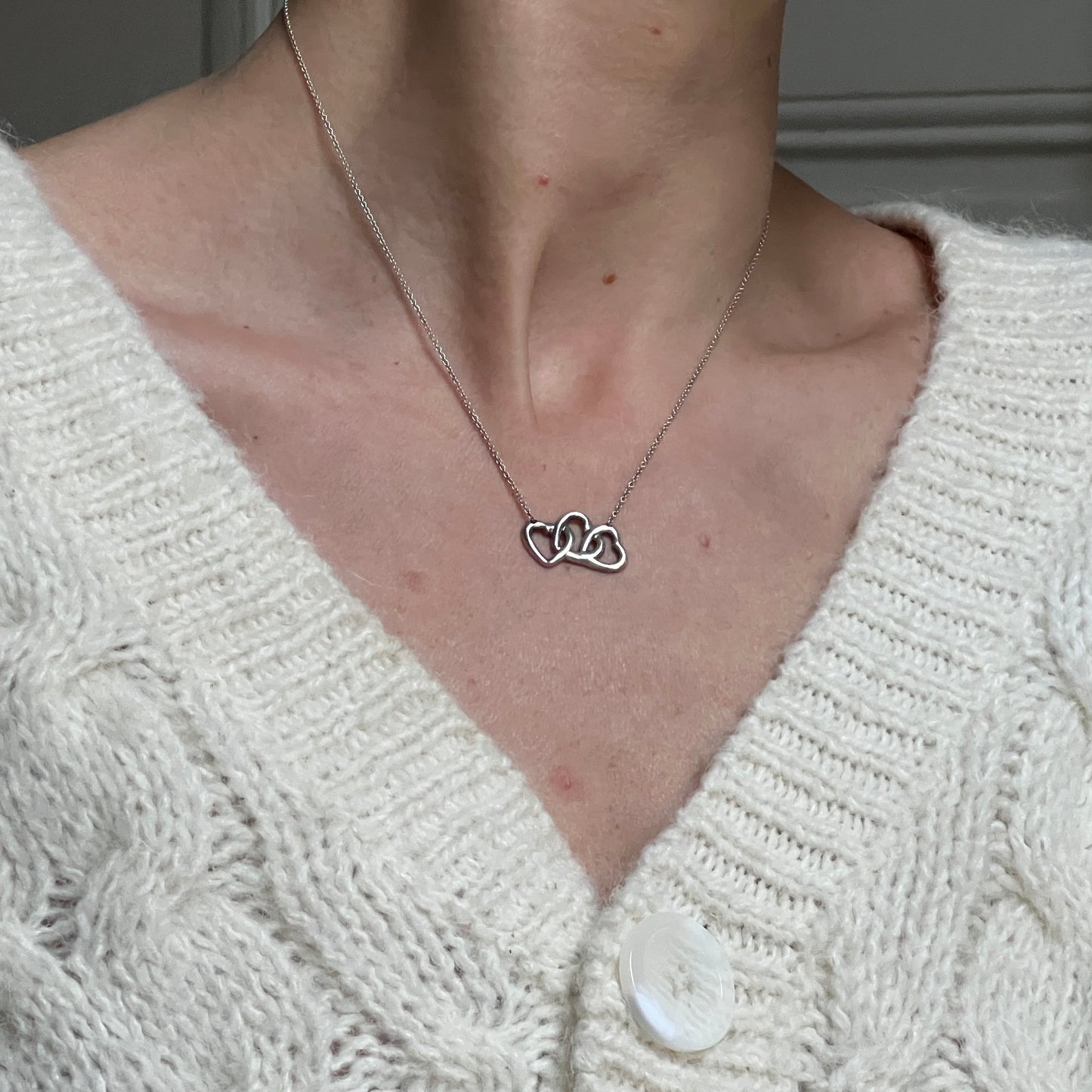 Tiffany & Co Triple Heart necklace