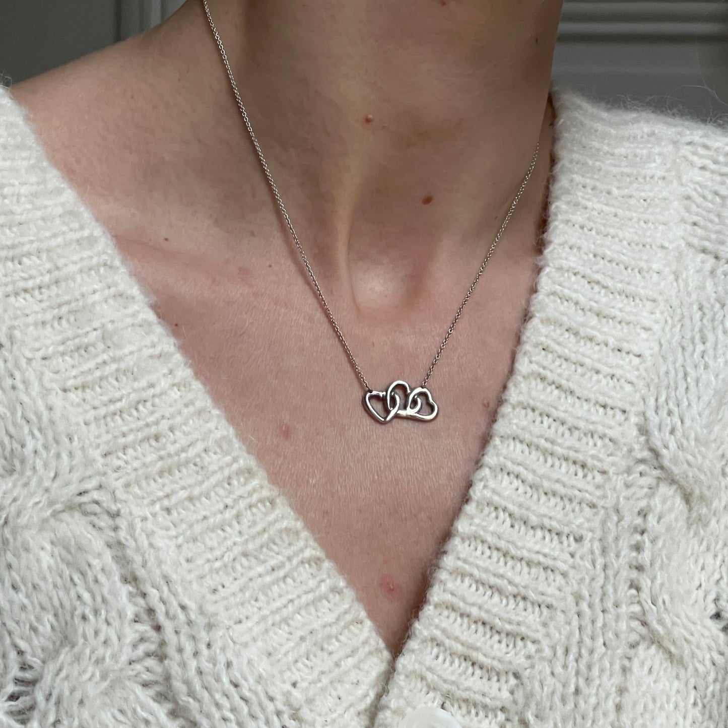 Tiffany & Co Triple Heart necklace