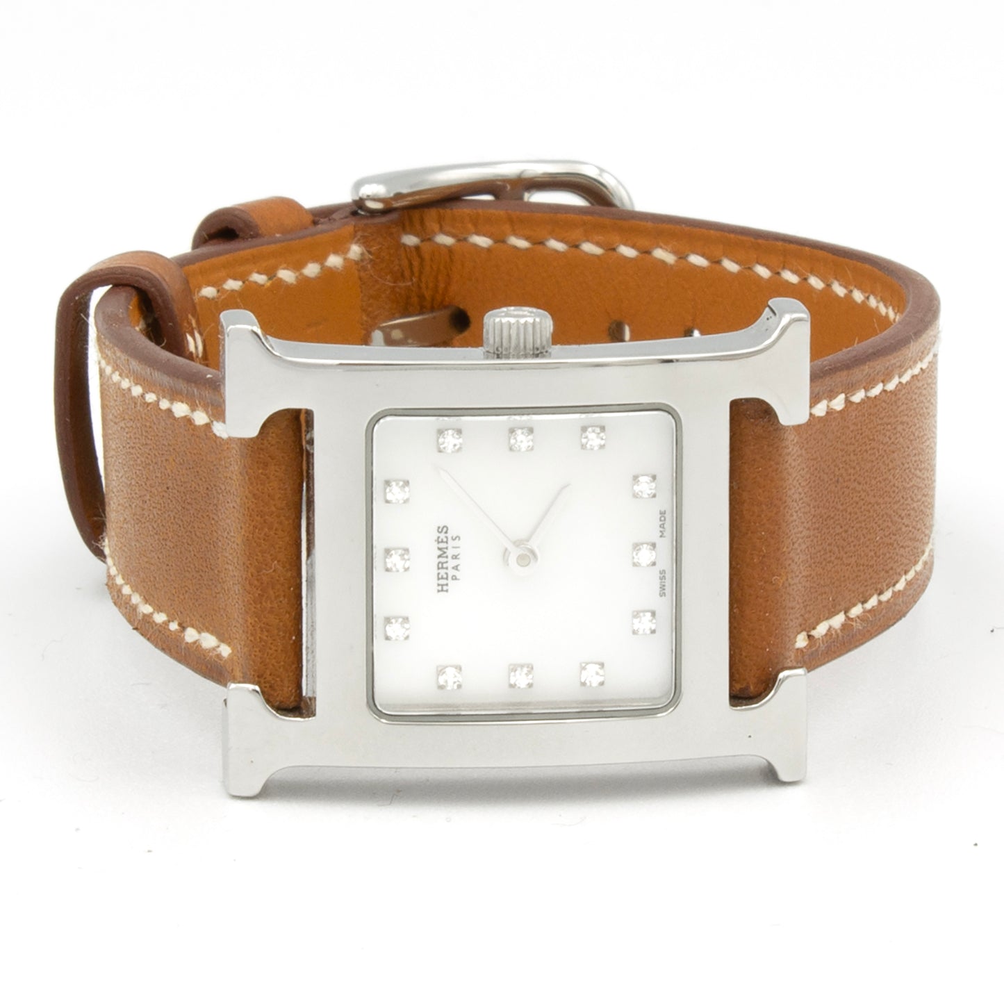 Hermès Heure H HH1.210 diamonds watch