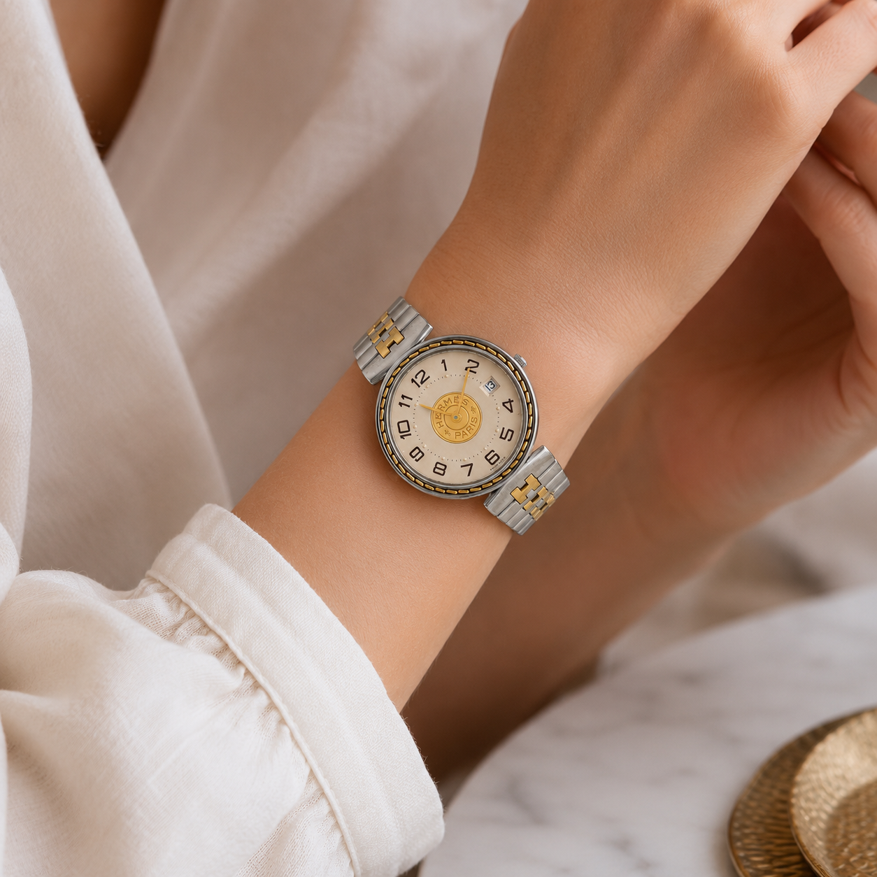 Hermès Sellier 32mm watch