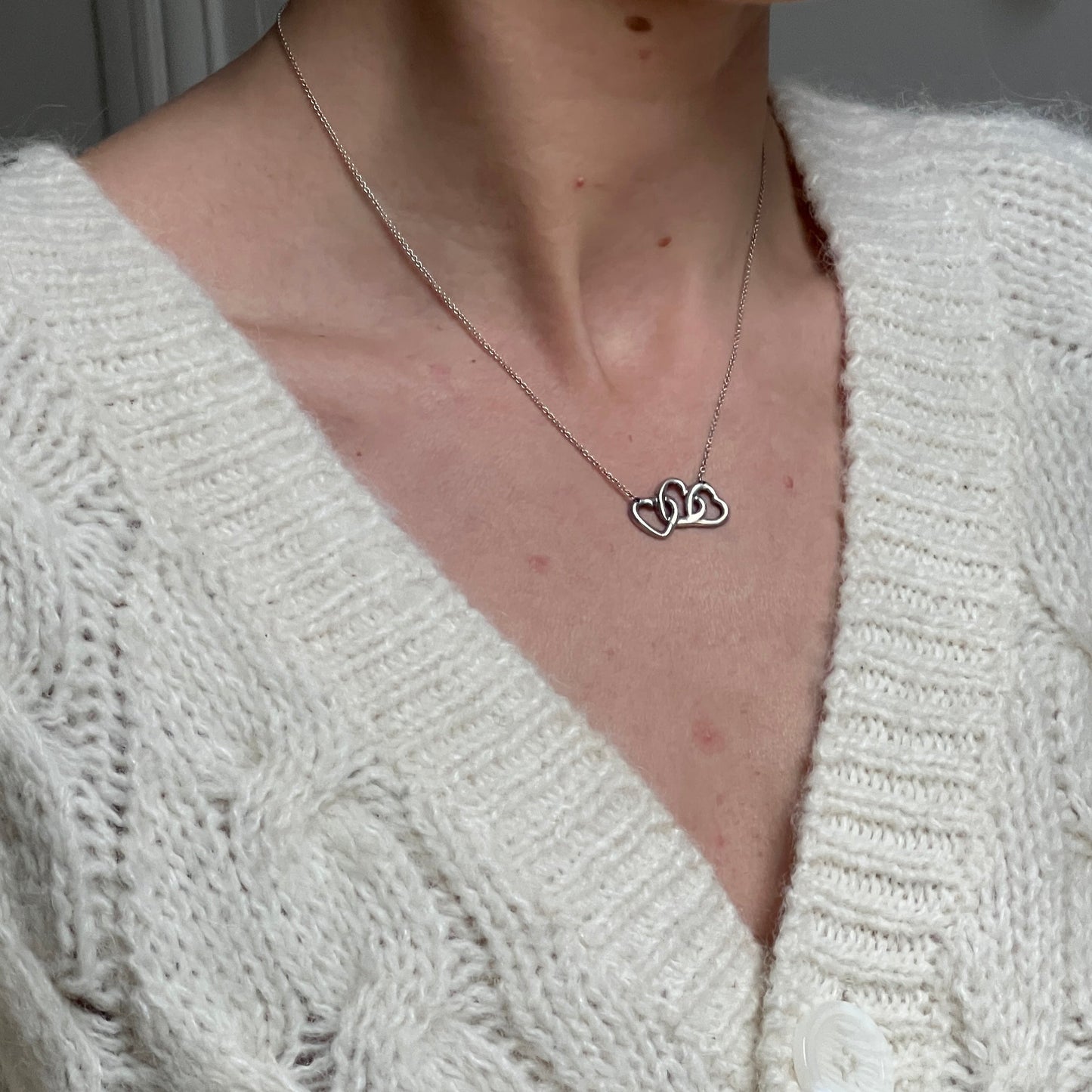 Tiffany & Co Triple Heart necklace