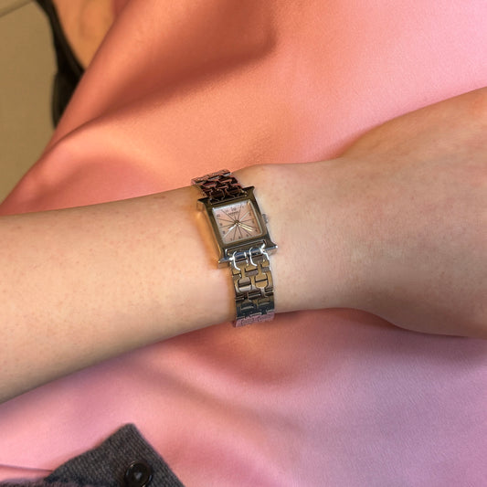 Hermès Heure H Mini HH1.110 diamonds watch