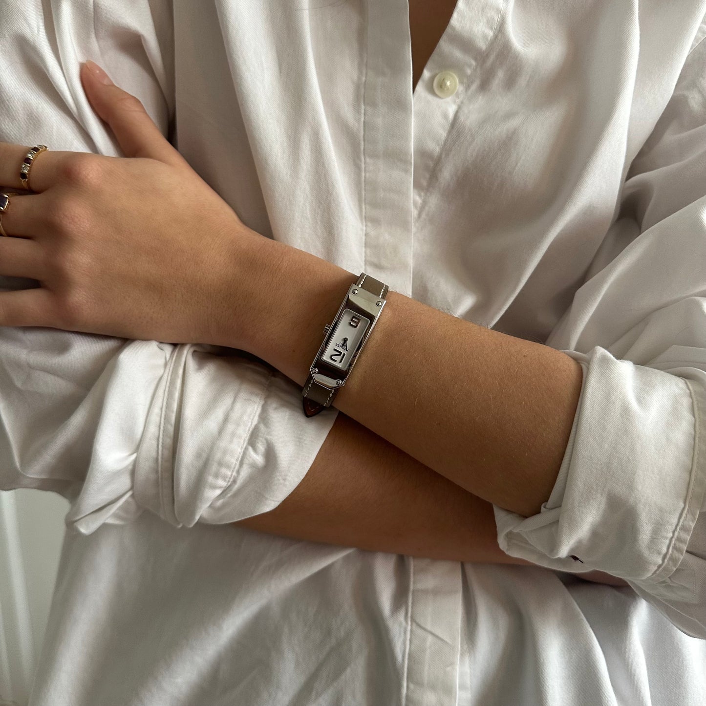 Hermès Kelly II etoupe watch