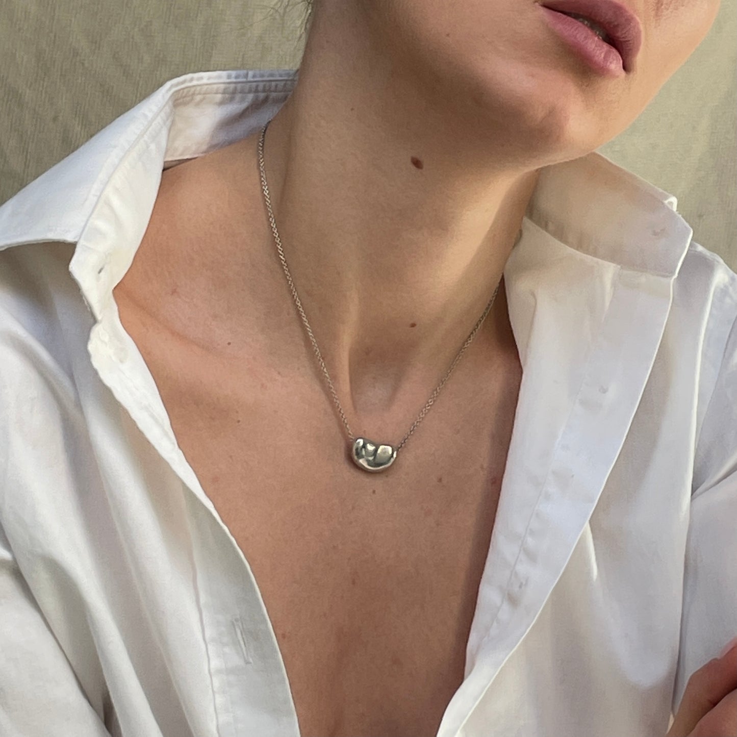 Tiffany & Co Bean 19mm necklace