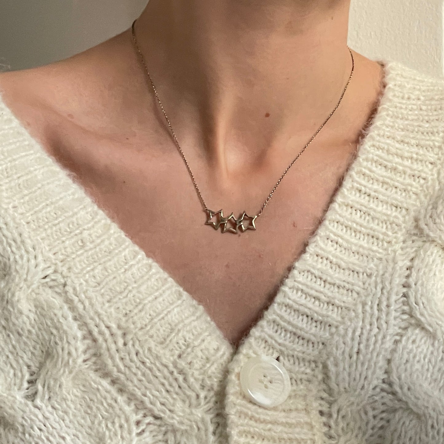 Tiffany 3 stars necklace Arg925