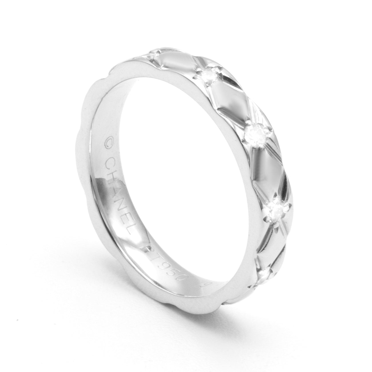 Chanel Matelasse ring Sz 47