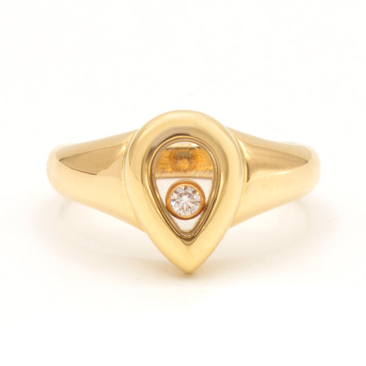 Chopard Happy Diamonds Teardrop ring Sz 48,5