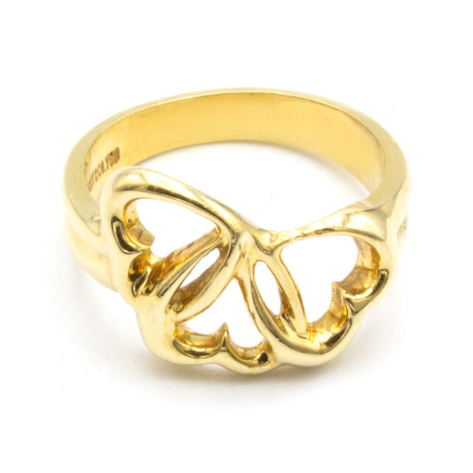 Tiffany & Co Triple Heart ring SIZE 49