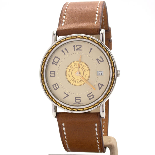 Hermès Sellier 32mm watch
