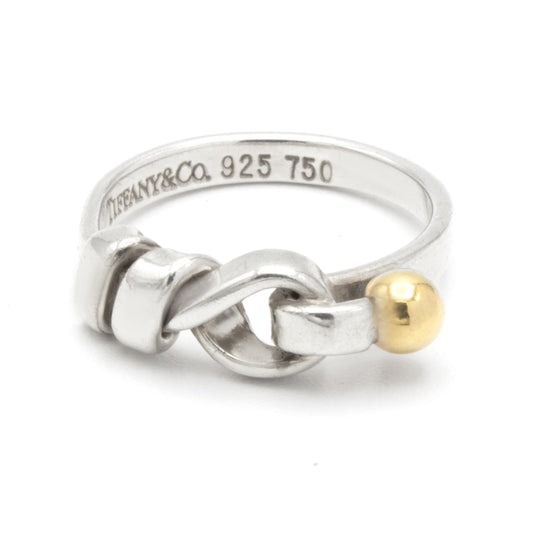 Tiffany & Co Hook & Eye ring SIZE 49