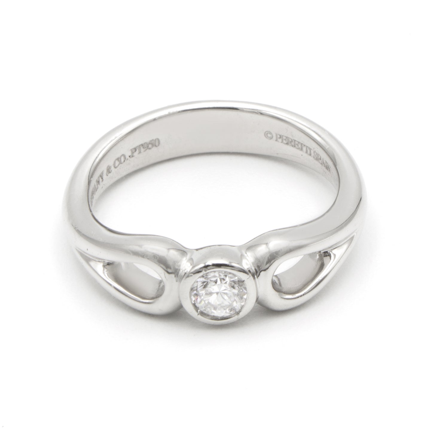 Tiffany Open Teardrop ring SIZE 50