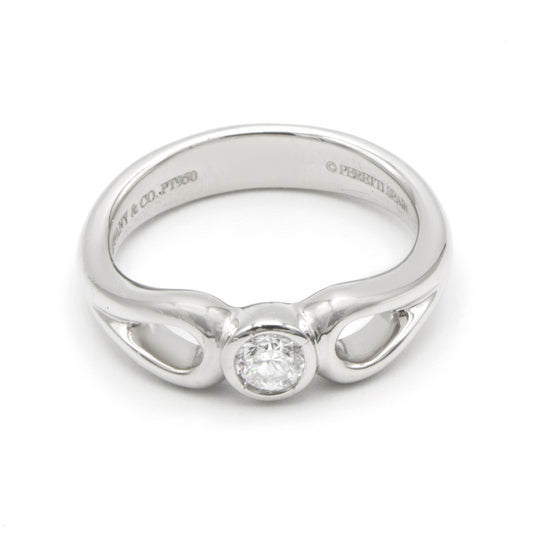 Tiffany Open Teardrop ring SIZE 50