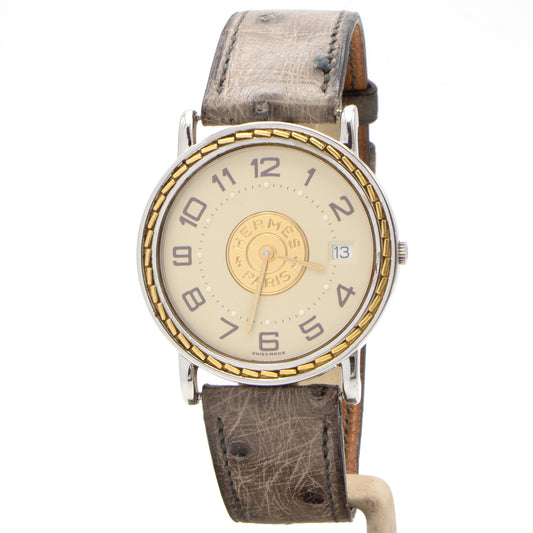 Hermès Sellier 32mm watch