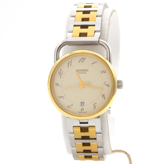 Hermes Arceau lady's watch 25mm w/ calendar