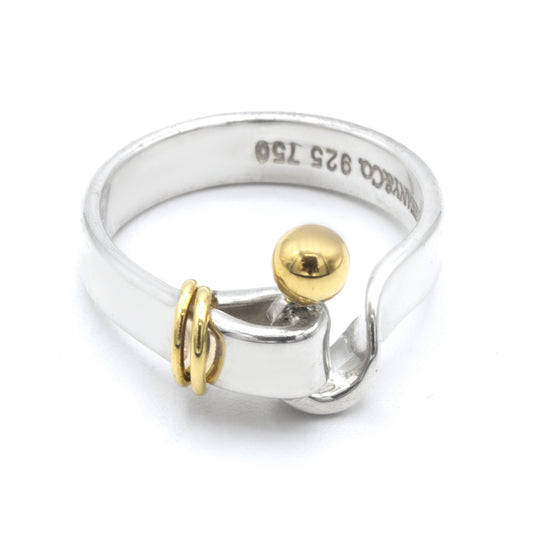 Tiffany & Co Hook & Eye ring SIZE 51