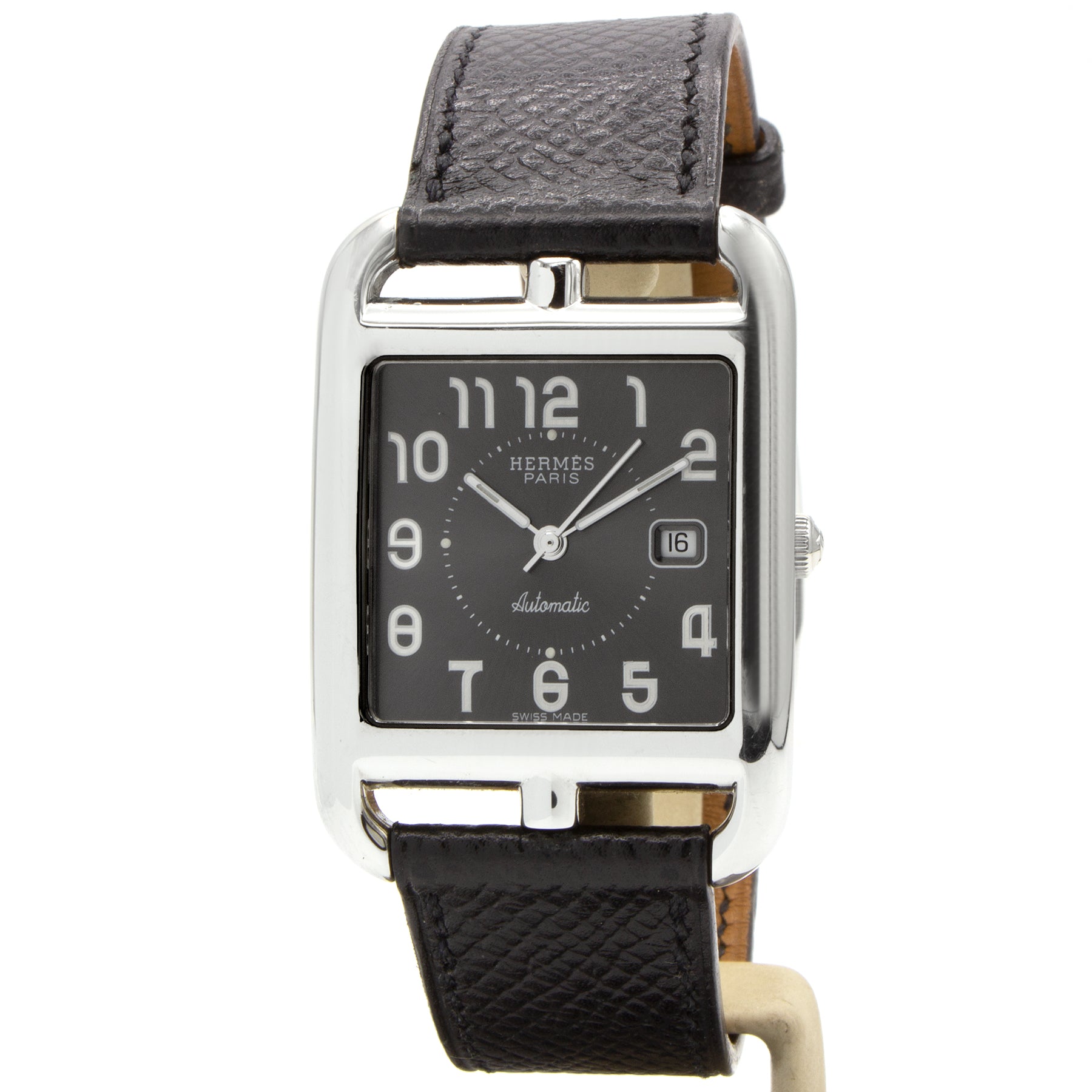 Black Hermes Taurillon Sac a Depeches 27, hermes cape cod watch in  stainless steel ref cc1 710 circa