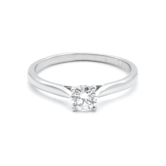 Cartier Solitaire ring 0,33ct Sz 52