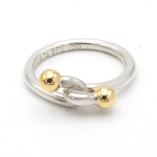 Tiffany & Co Hook & Eye ring SIZE 46,5