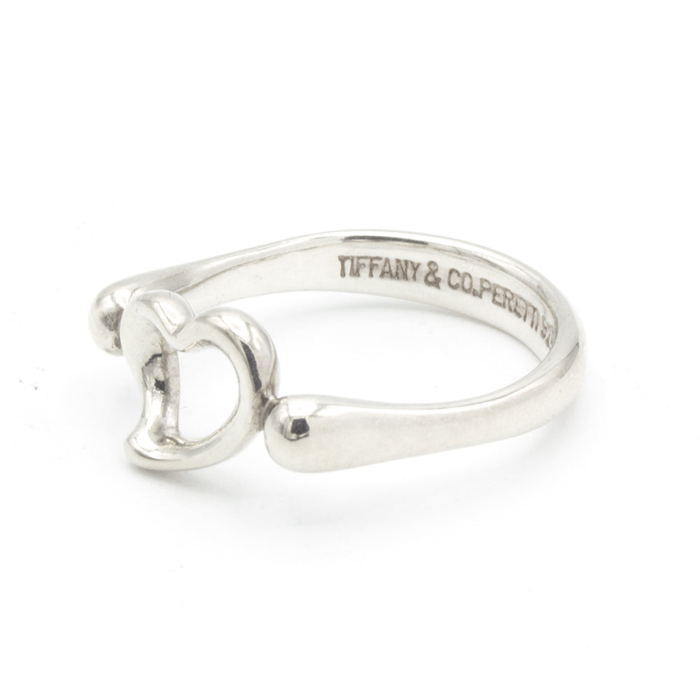 Tiffany & Co Open Heart Elsa Peretti ring SIZE 48