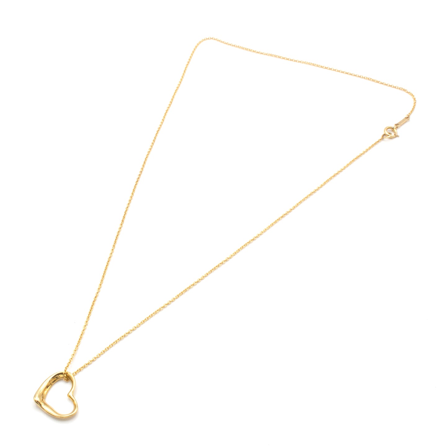 Tiffany & Co Open Heart 18K necklace