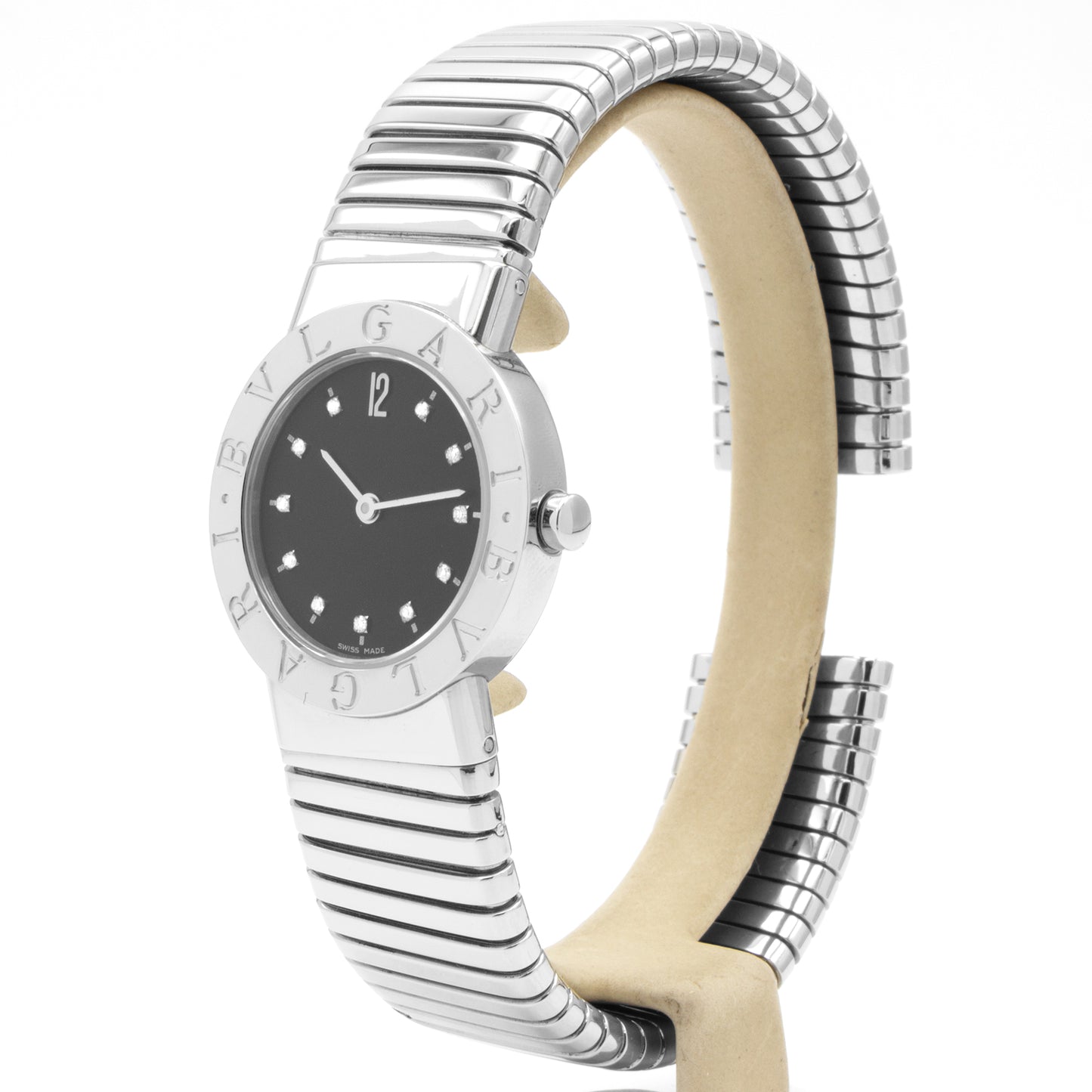 Bulgari Tubogas diamonds watch