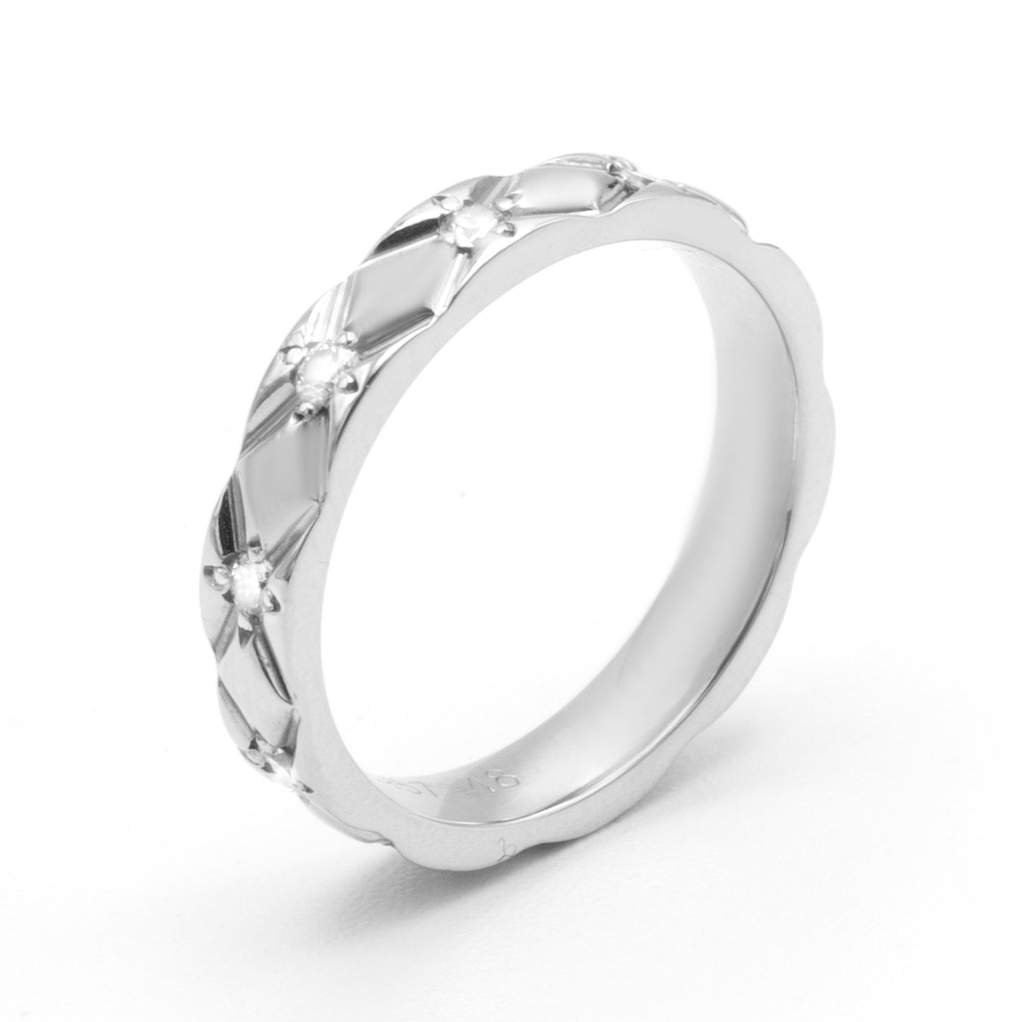 Chanel Matelasse ring Sz 47