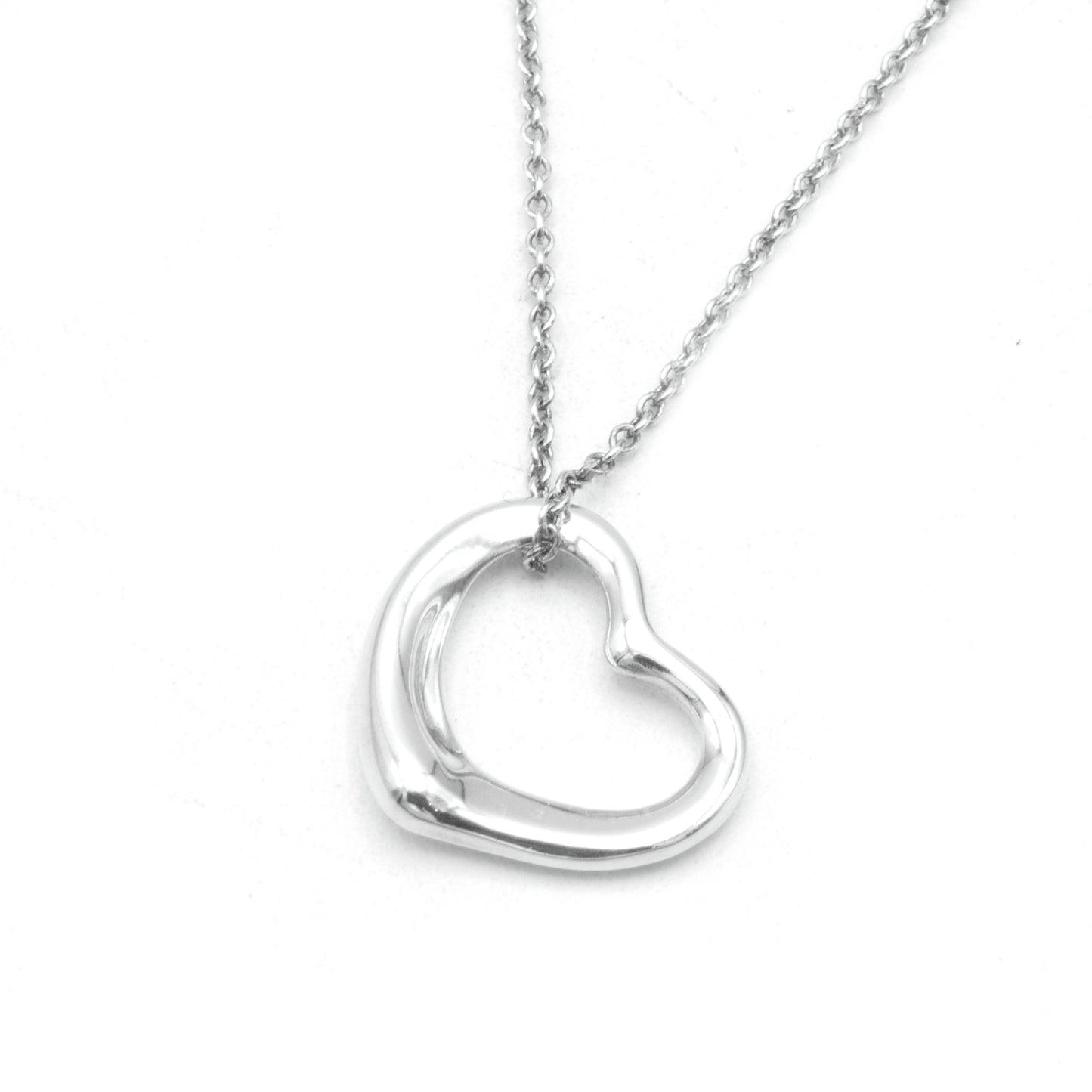 Tiffany Open Heart 15mm necklace
