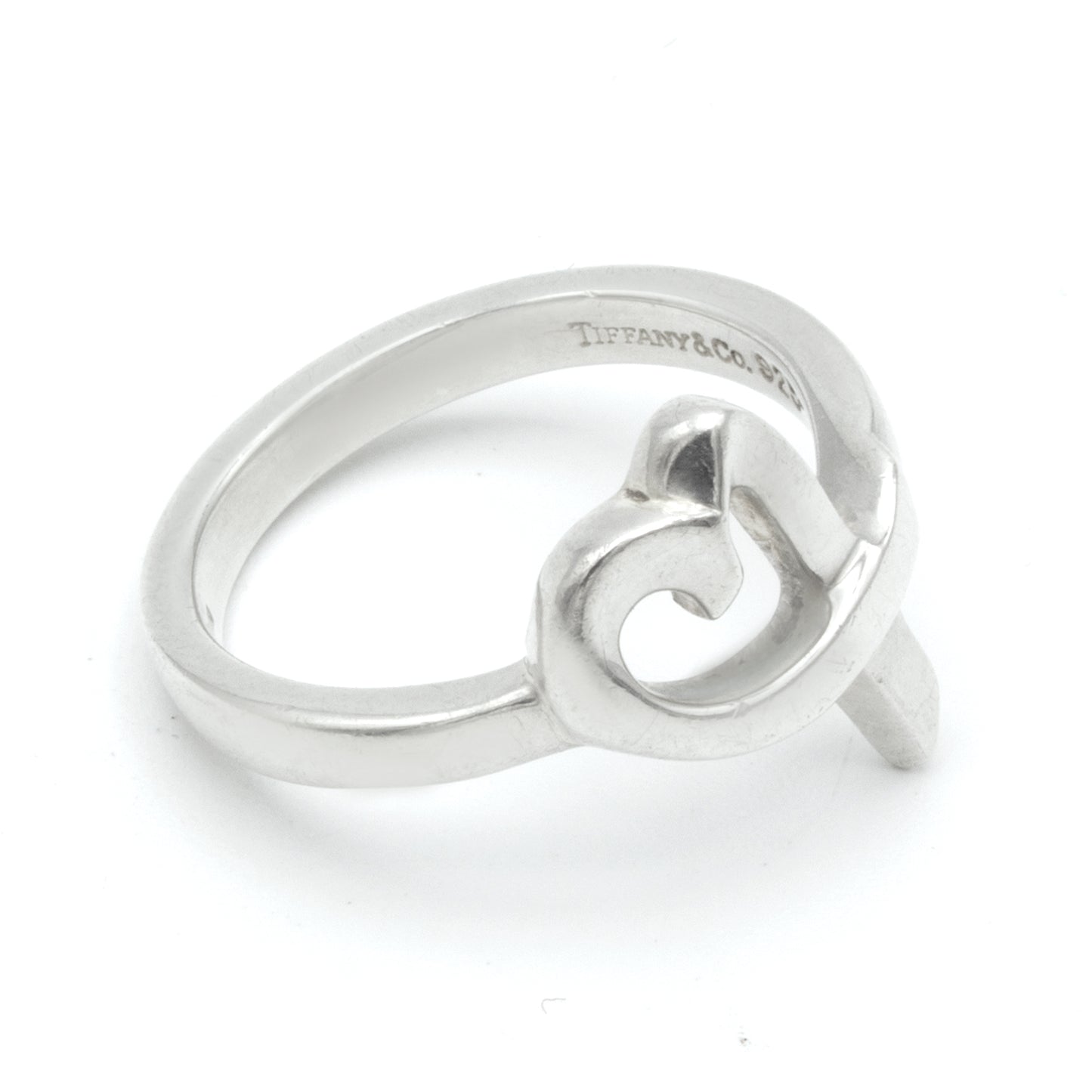 Tiffany & Co Heart Paloma Picasso ring Sz 54