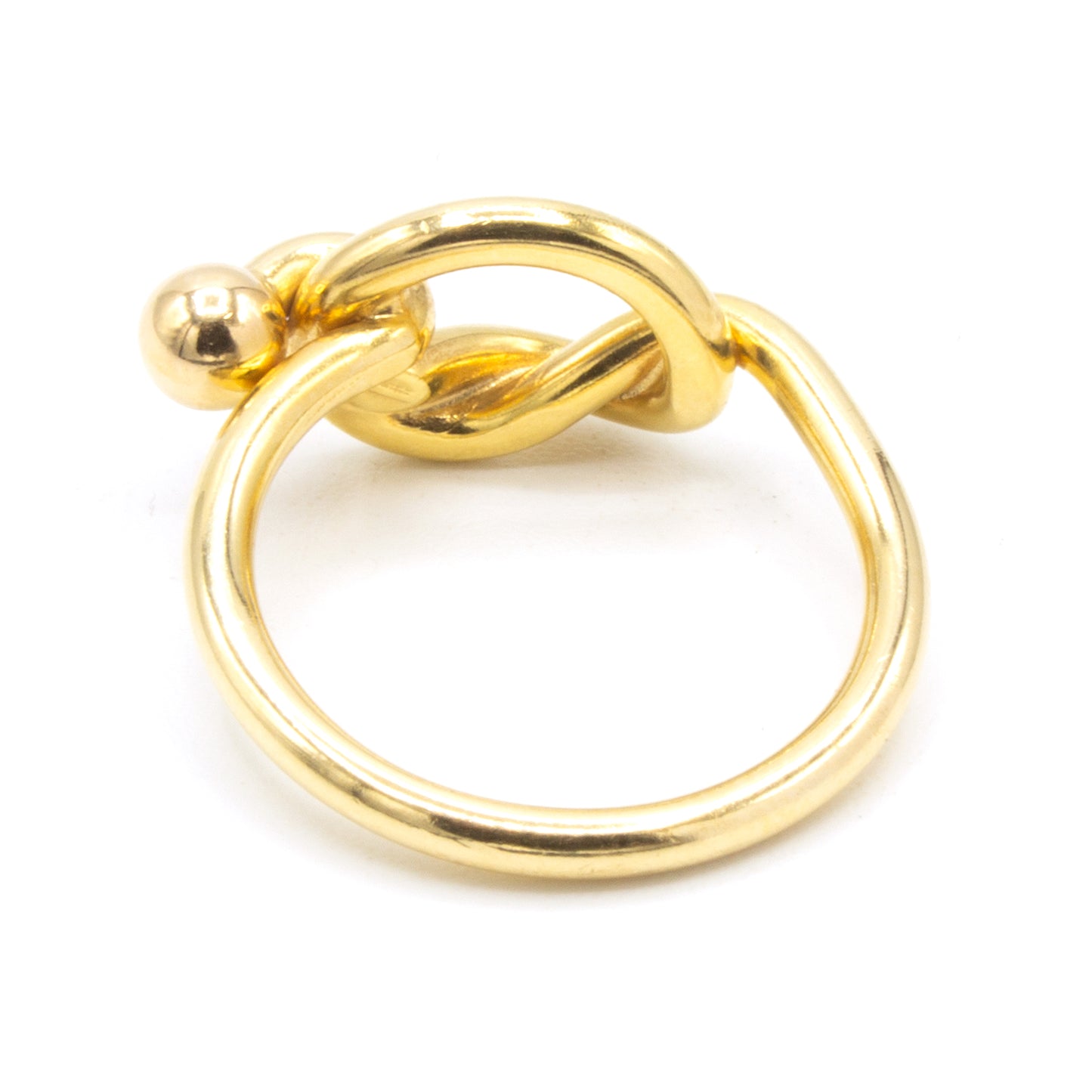 Tiffany & Co. Hook & Eye 18K ring SIZE 49.5