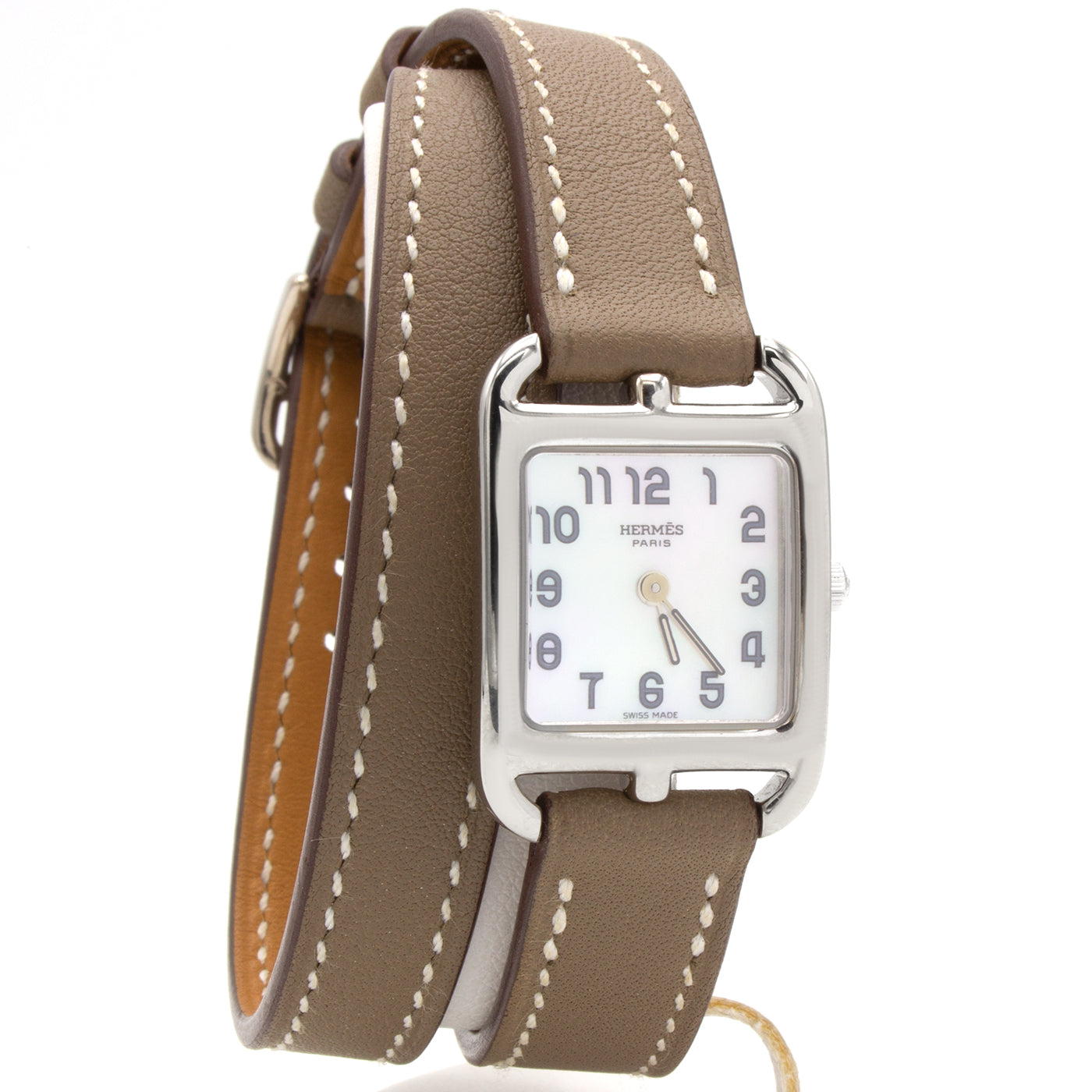 Hermes Cape Cod CC1.190 18K white gold watch