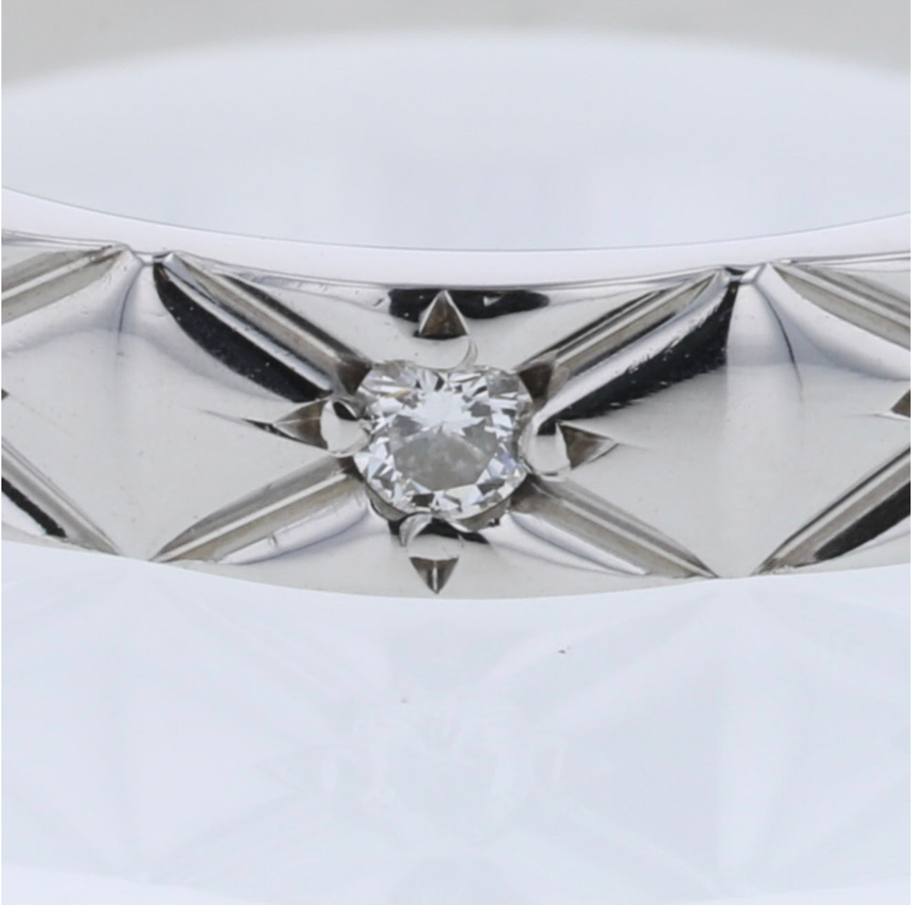 Chanel Matelasse ring Sz 47
